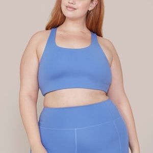 Girlfriend Collective Paloma Bra in Periwinkle